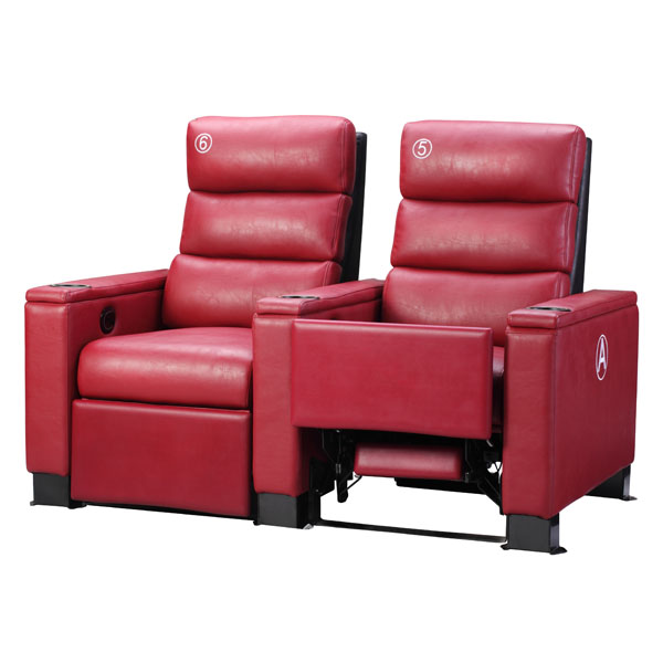 影院沙发椅LS-818两位红色
