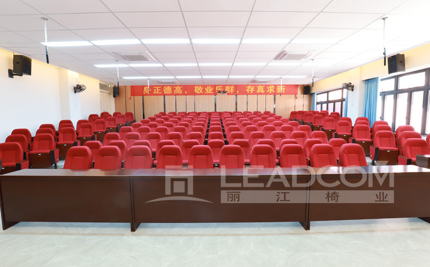 广东实验中学附属江门学校礼堂椅、课桌椅、办公桌椅等